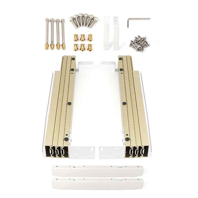 Fixed Plate Precise Positioning Telescopic Heavy Load Hidden Drawer Slide Rail