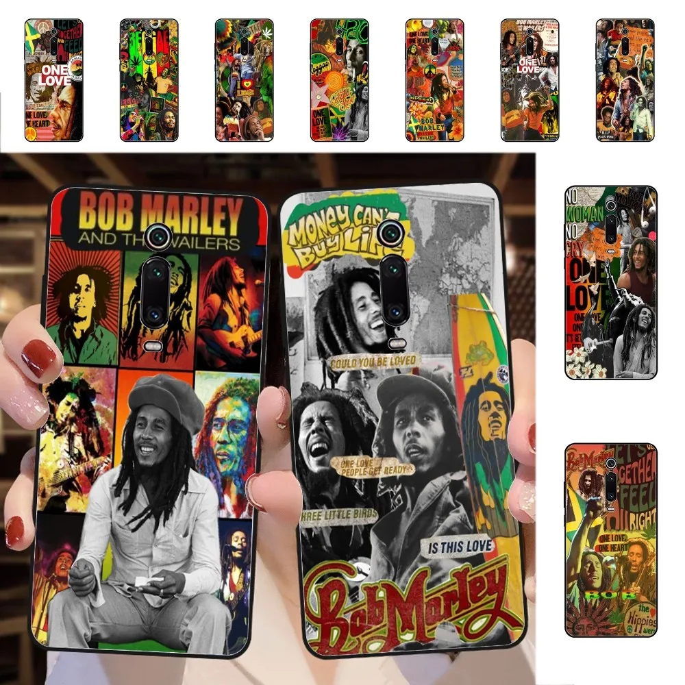 Reggae Wailing Wailers Bob Marley Phone Case For Redmi 5 6 7 8 9 10 plus pro 6 7 8 9 A GO K20 K30 K40 pro plus F3 Fundas