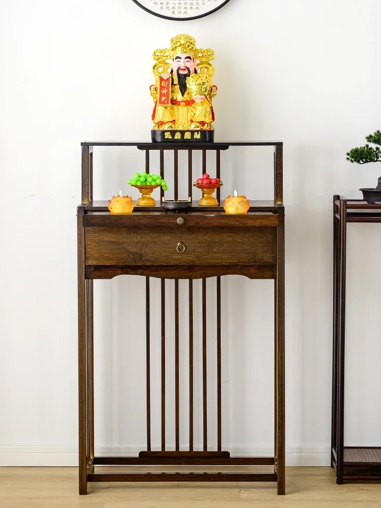 Clothes Closet Altar Buddha Shrine Home Modern Style Multi-Layer Prayer Altar Table Table Incense Burner Table Worship