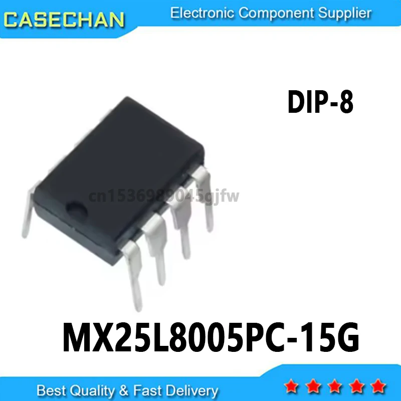 10PCS New and Original DlP-8 MX25L8005PC-15G 25L8005PC-15G DIP MX25L8005PC 15