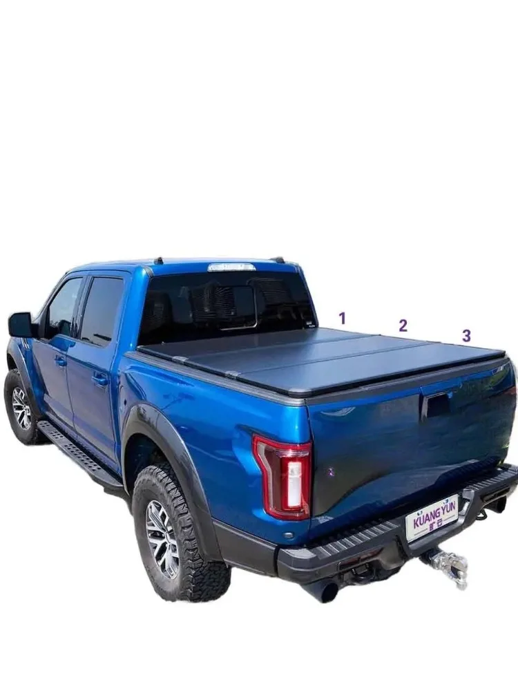 

High Quality Three-Fold Hard Tri-fold Tonneau Truck Bed Covers for Toyota Tundra 5.5ft Compatible Ranger Silverado NP300 Models