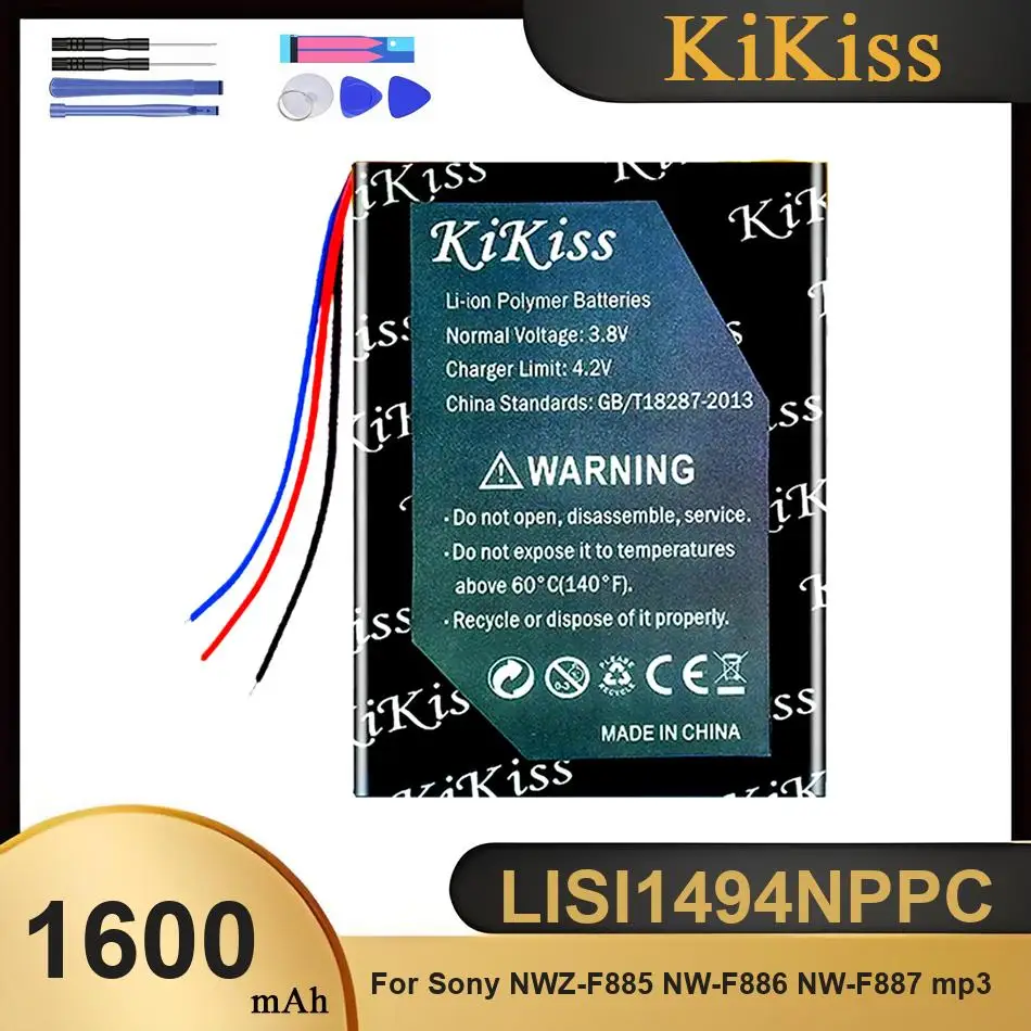

Аккумулятор для мобильного телефона LISI1494NPPC для Sony NWZ-F885 NW-F886 NW-F887, высокопроизводительные батареи