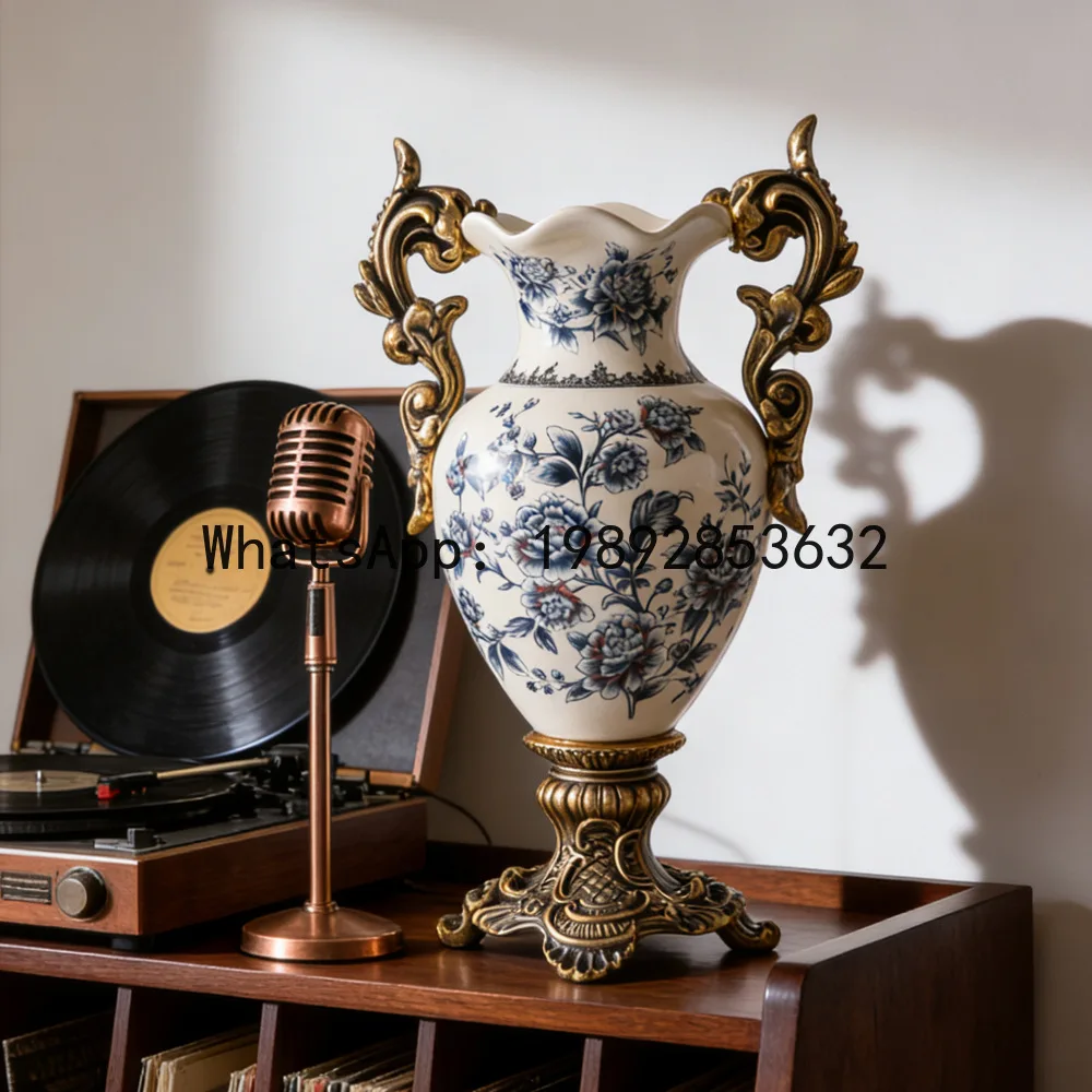 

WD amphora trophy ceramic vase flower arrangement high-end villa home living room decoration floor