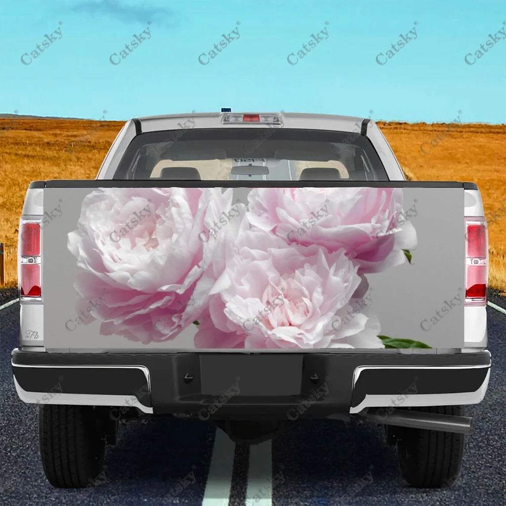 

peony flower Car stickers truck rear tail modification painting suitable for truck pain packaging accessories decals
