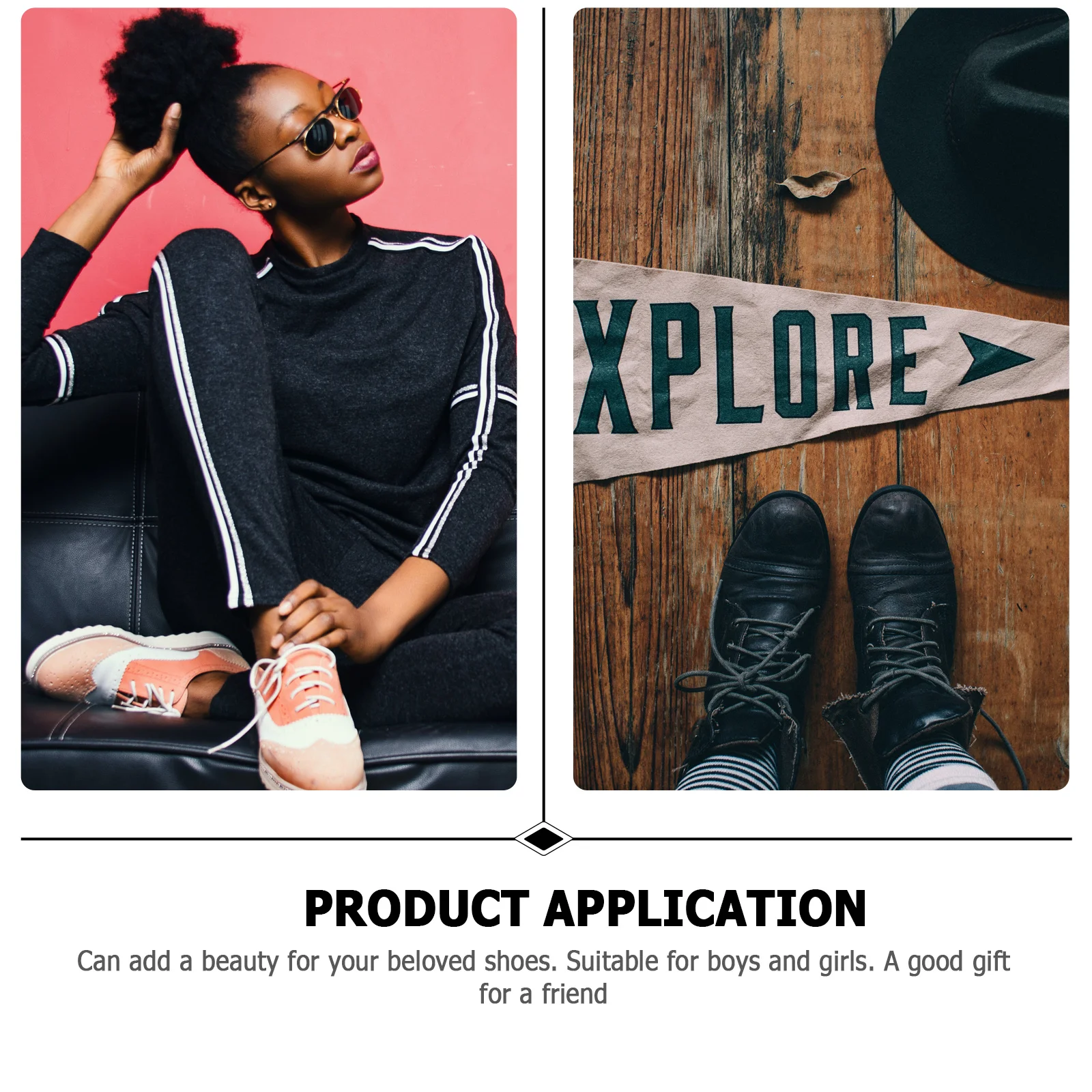 

2 пары красочных повседневных шнурков, длинные прочные декоративные шнурки для обуви, стильные модные шнурки для повседневной обуви, аксессуары