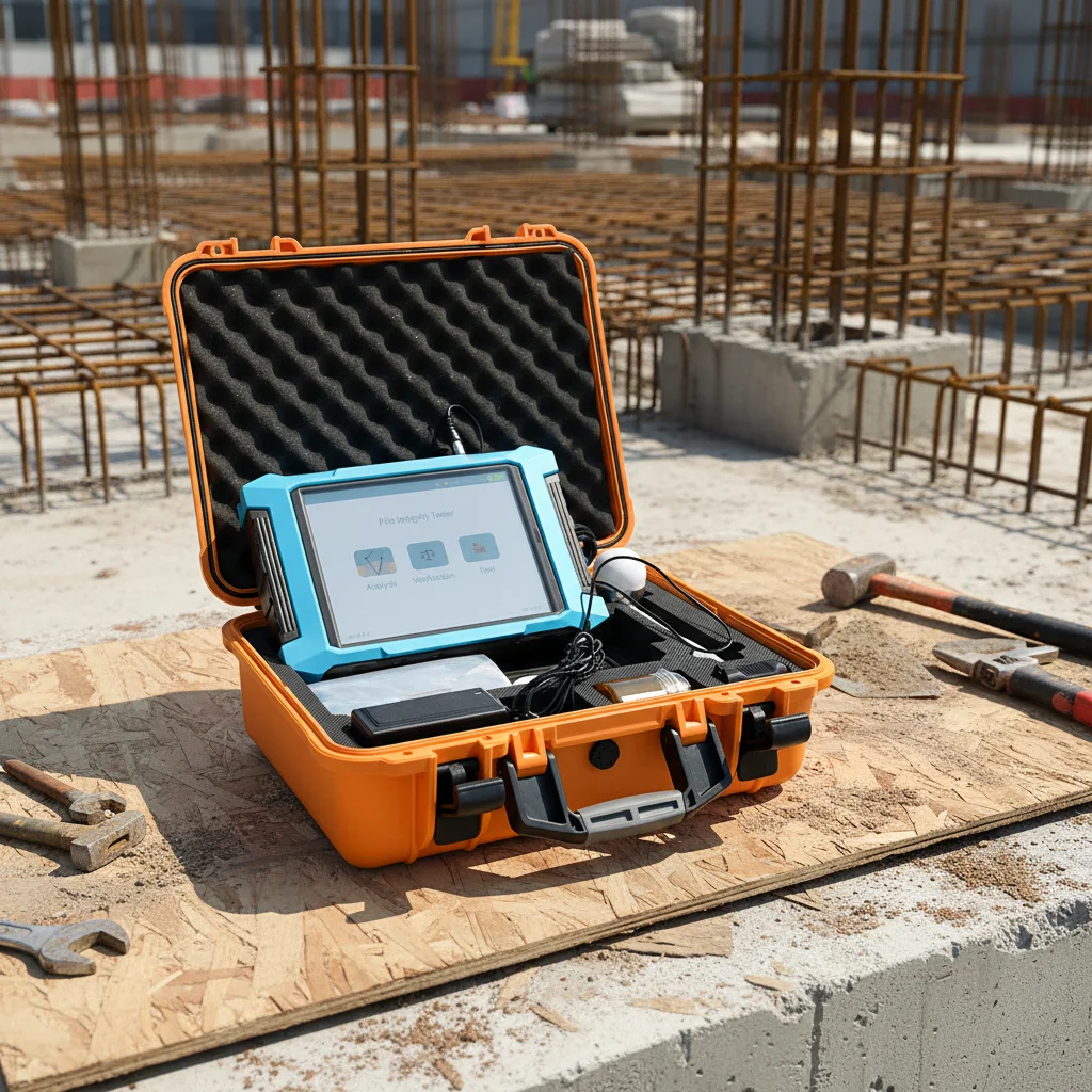 Geotechnical Engineering PIT Pile Integrity Tester Sonic Echo Foundation Testing