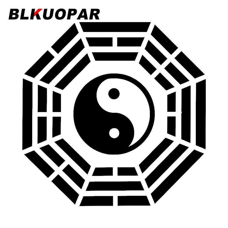 

BLKUOPAR для Pakua Yin Yang, автомобильная наклейка, водостойкая графическая наклейка, окклюзия, царапины, бампер для ноутбука, холодильник, автомобильные аксессуары