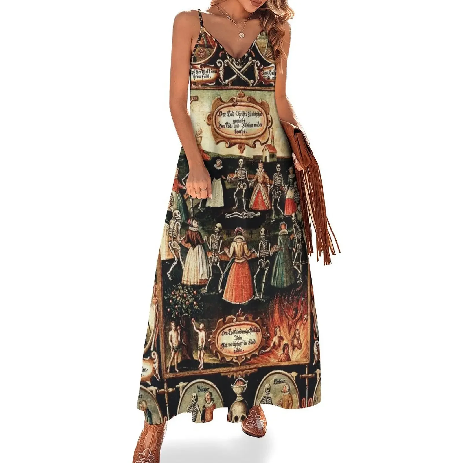 

Hans Holbein - The dance of death Sleeveless Dress dresses women summer 2024 dress for women summer evening dress woman