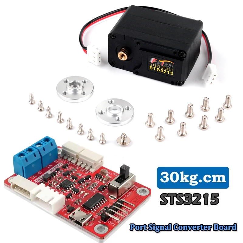 

ST3215 30 кг последовательная шина цифровой серводвигатель магнитный энкодер 360 ° Сервоприводы TTL шины с высоким крутящим моментом непрерывного вращения для радиоуправляемых робототехники