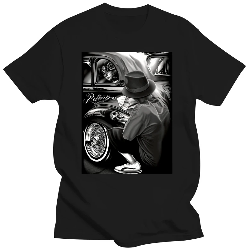 DGA David Gonzales ‘Reflections’ Lowrider Homies Pachuco Art T-Shirt Size XXL