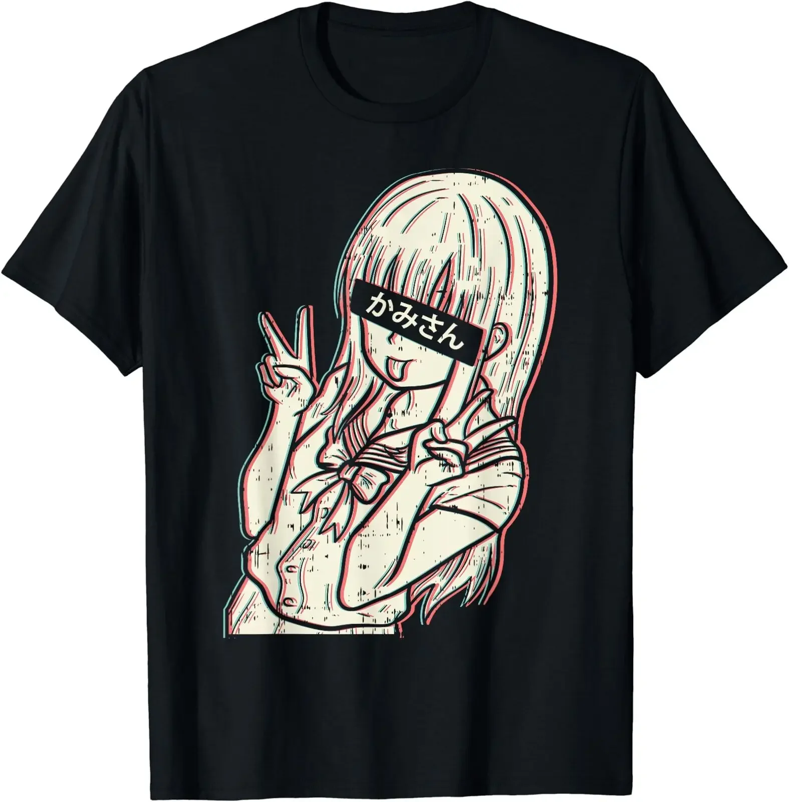 NEW LIMITED Waifu Anime Girl Aesthetic Manga Japanese Funny T-Shirt Size S-5XL