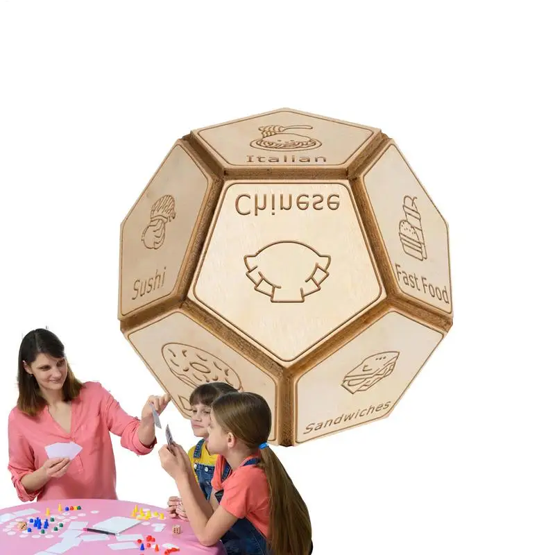 12-сторонние катящиеся игральные кости, катящиеся многогранные игральные кости, создатель решений, настольная игра для выходной школы, дорожные поездки, дорожные даты