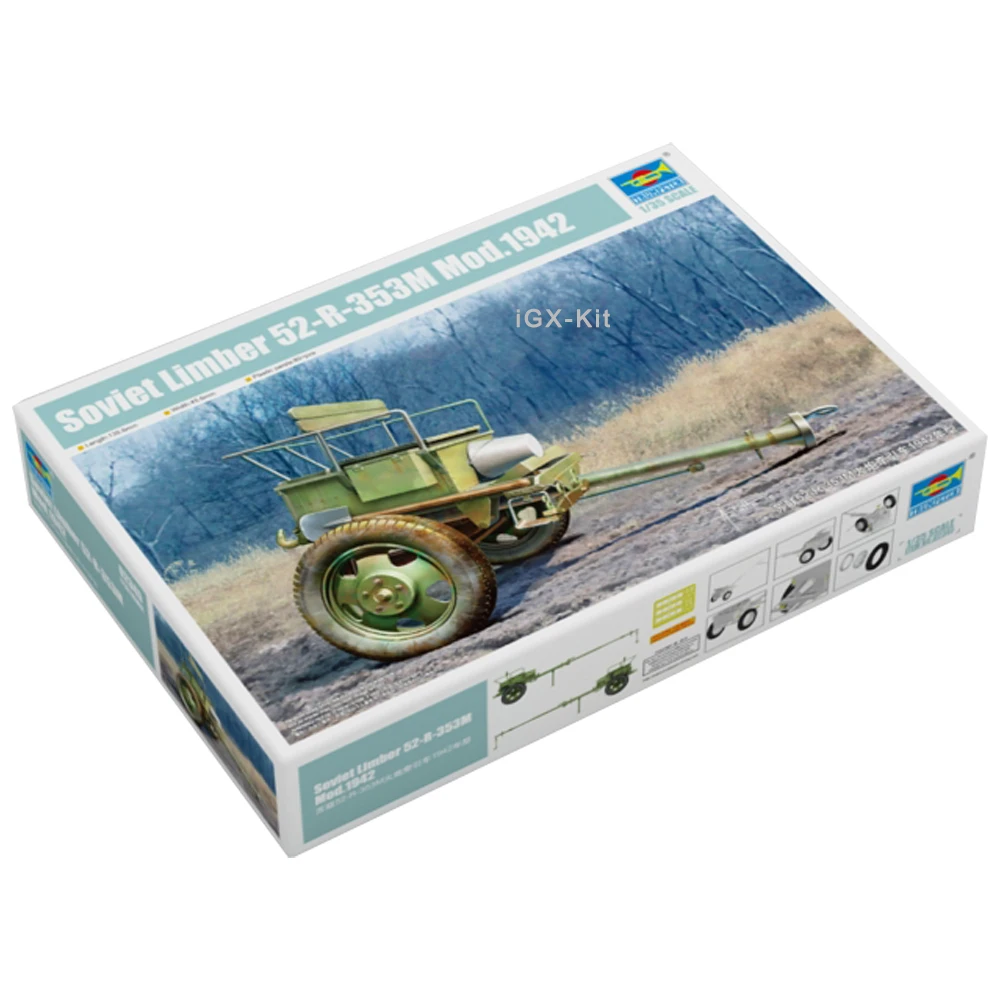 

Трубач 02345 1/35 советский ограничитель 52-R-353M Mod.1942 артиллерийский военный подарок пластиковая сборная модель игрушечный строительный комплект