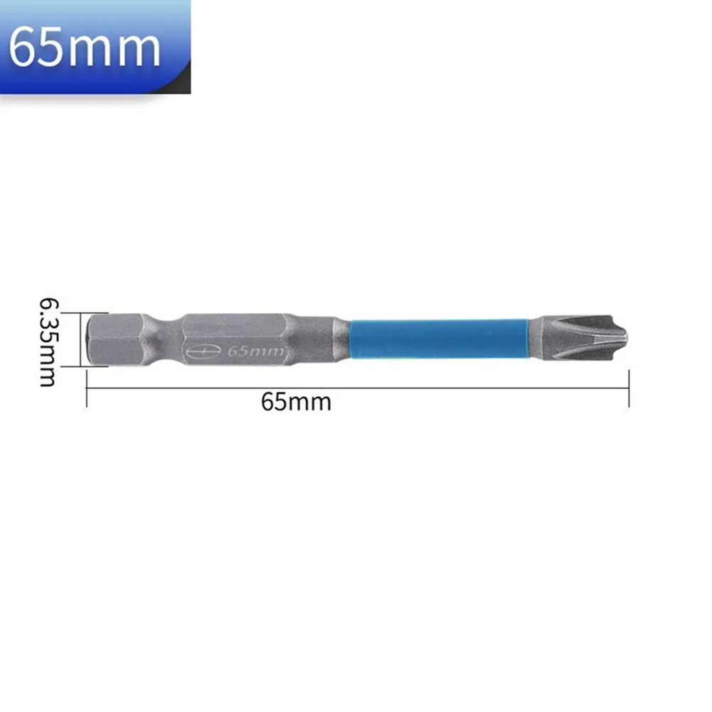 電気技師用磁気スロット付きクロスドライバービット,65mm,110mm,150mm