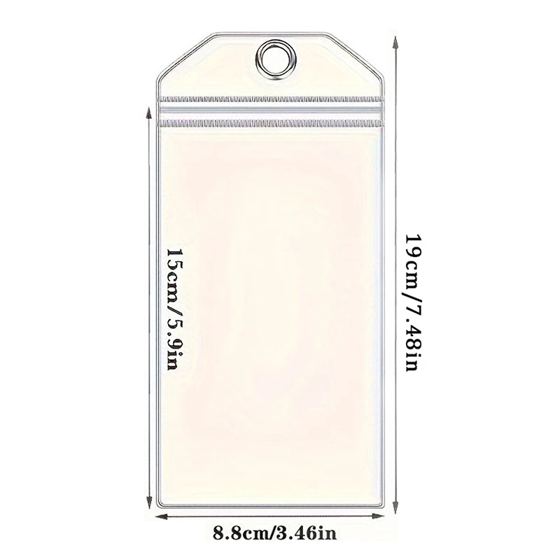 Etiquetas de bagagem transparentes, etiqueta de identificação de viagem, selada, à prova d'água, manga de cartão, etiqueta de registro de bagagem de cruzeiro, 1/5 peças