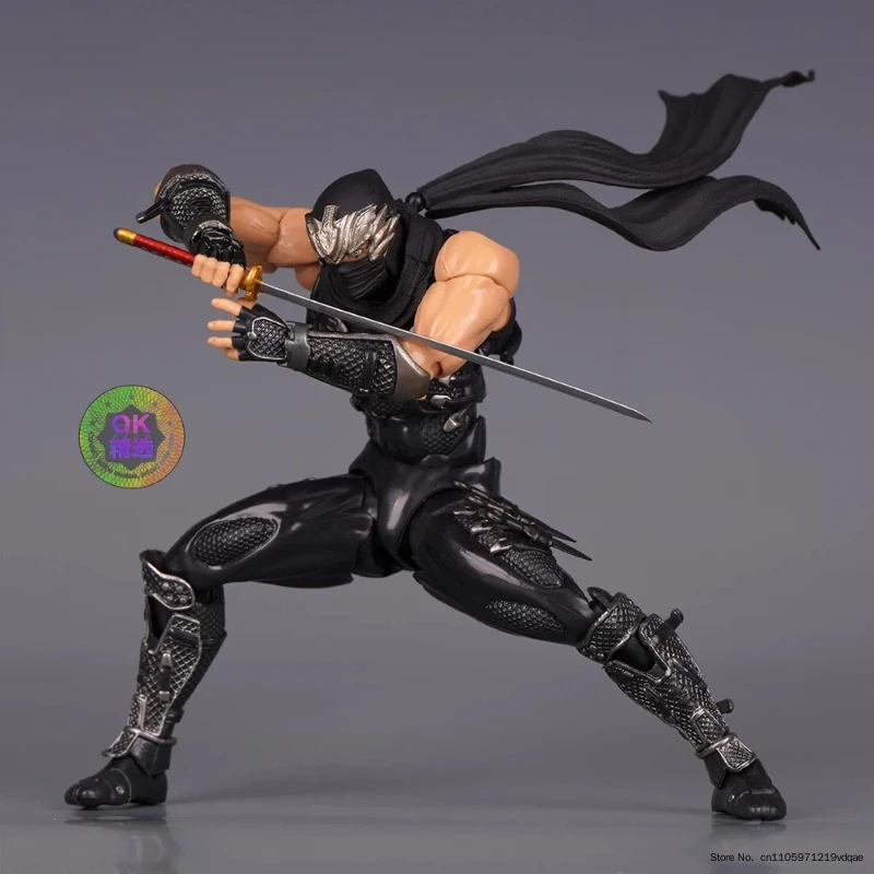 Revoltech Amazing Yamaguchi Ryu Hayabusa Ninja Ko Articulated Action Figures Exquisite Model Kit Boy Collectible Trendy Toy Gift
