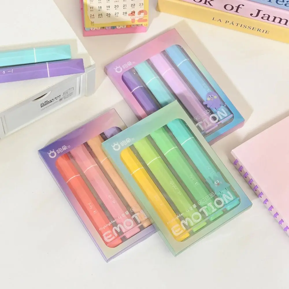 Evidenziatore a colori dopamina Punta obliqua Pennarello artistico a testa morbida Protezione per gli occhi Pittura Penna a colori per pittura con graffiti