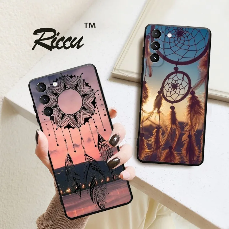 Dream Catcher Mandala Phone Case for Samsung Galaxy S22 S21 S20 FE Ultra S10 S9 Plus S10e Note 20Ultra 10Plus Cover