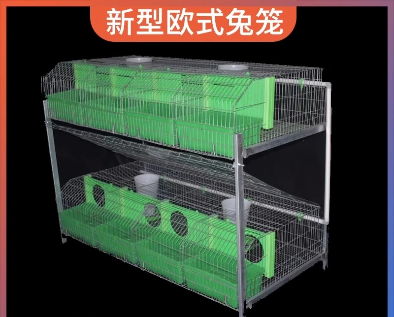 

Super large rabbit cage with wire mesh, female European automatic feces free new rabbit shelter