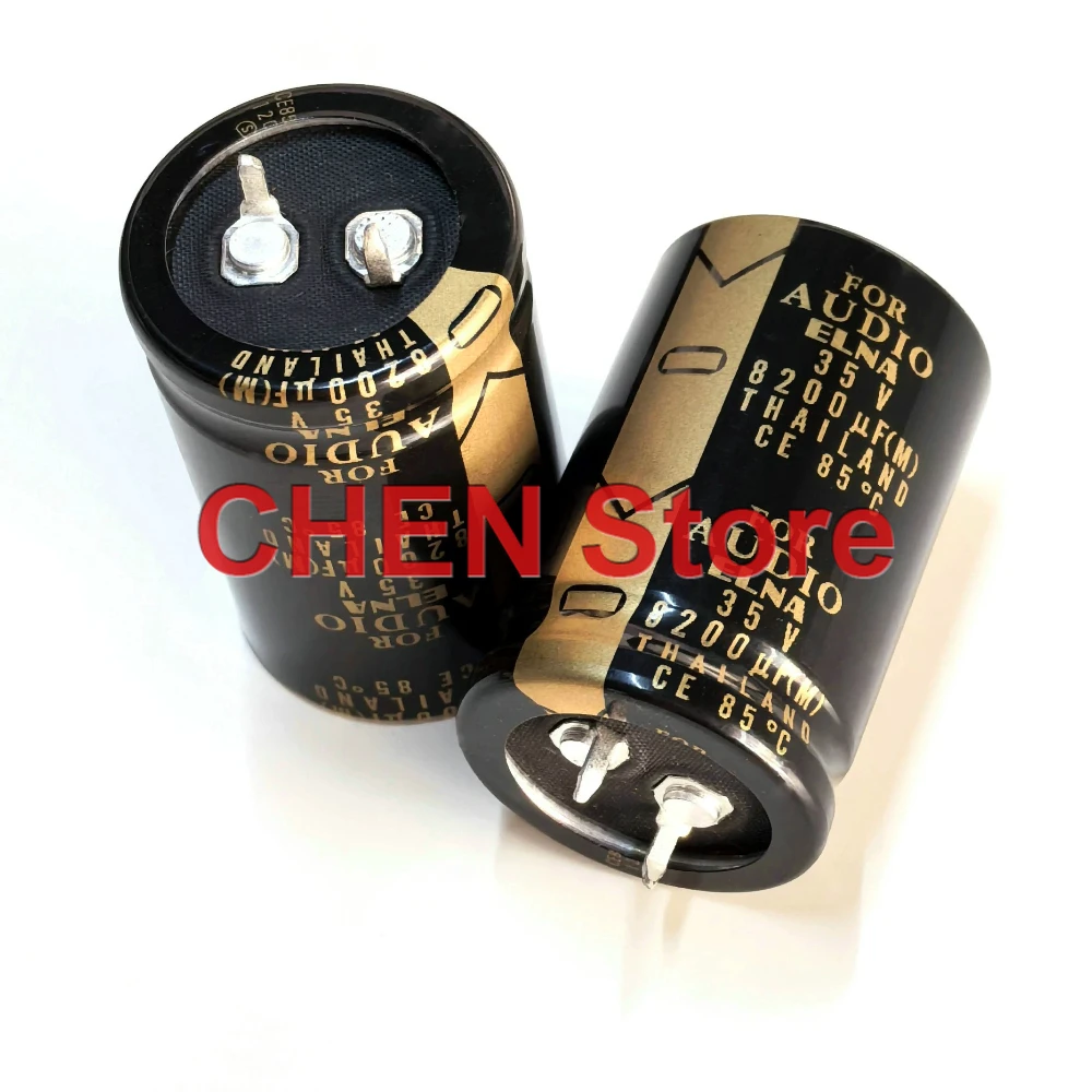 

2PCS/10PCS Thailand ELNA For AUDIO 8200UF 35V 25X40mm 85C Hi-Fi Filter Electrolytic Capacitor 35V8200UF Free Shipping