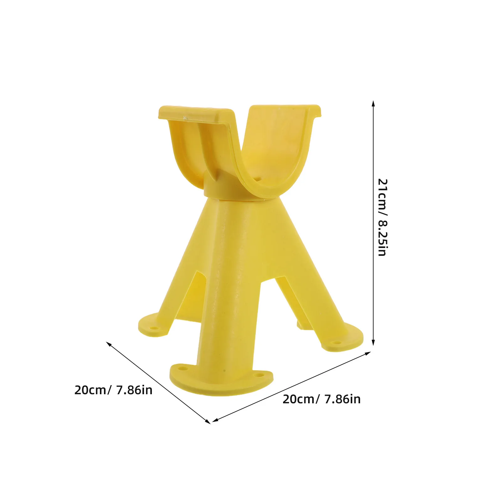 4Pcs Plastic Wire Support PVC Cable Tripod Stable Cable Holder Stand Insulated Organizer for Outdoor Network Power Systems