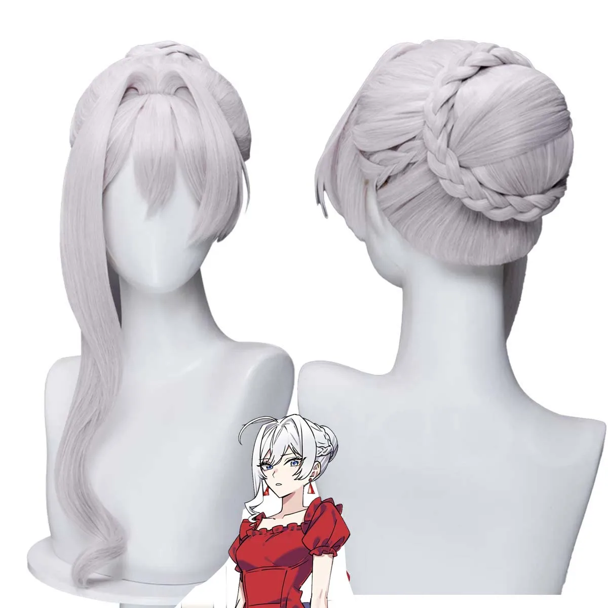 Women Anime May I Ask for One Final Thing Cosplay Scarlet El Vandimion Cos Wig