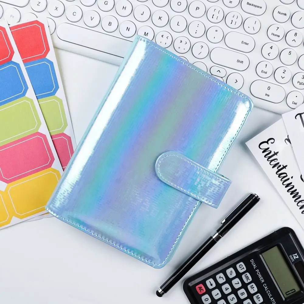 

Loose-leaf A6 Money Budget Planner Binder Creative With Zipper Budget Planning Notebook Fashionable Colorful Cash Envelopes Gift