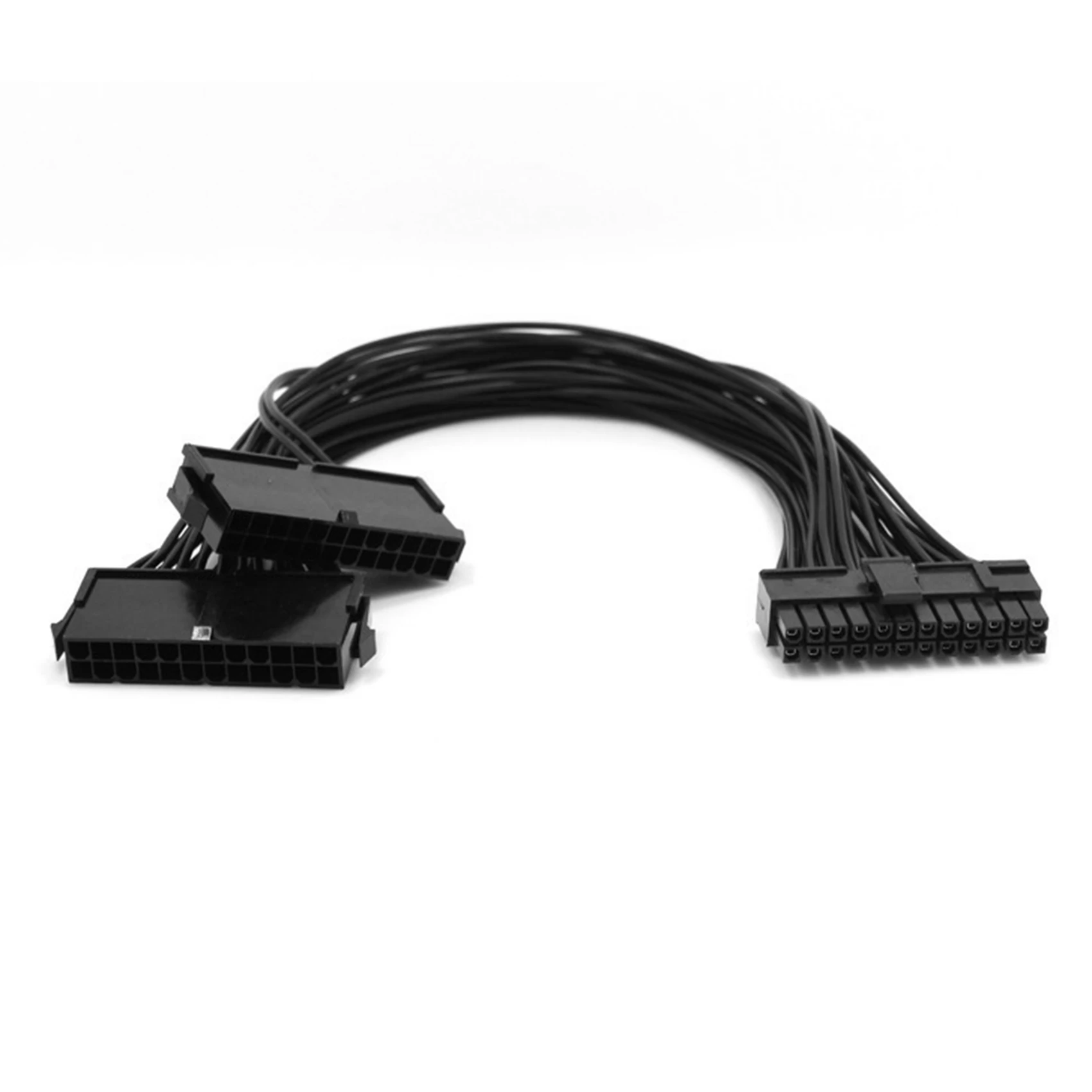 2 шт. ATX 24-контактный блок питания шнур питания 18AWG силовой синхронный стартовый кабель адаптер материнской платы для BTC