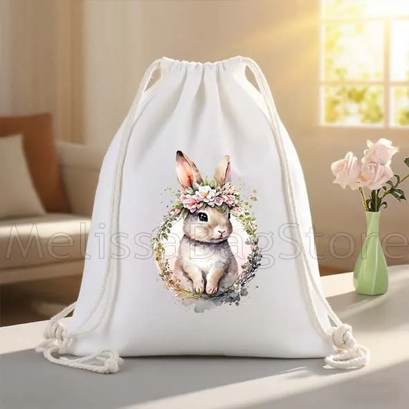 لطيف الكرتون بيتر أرنب الهدايا قماش الرباط أكياس كرة القدم على ظهره الصالة الرياضية Sackpack سلسلة حقيبة لممارسة المشي لمسافات طويلة اليوغا الرياضة #3