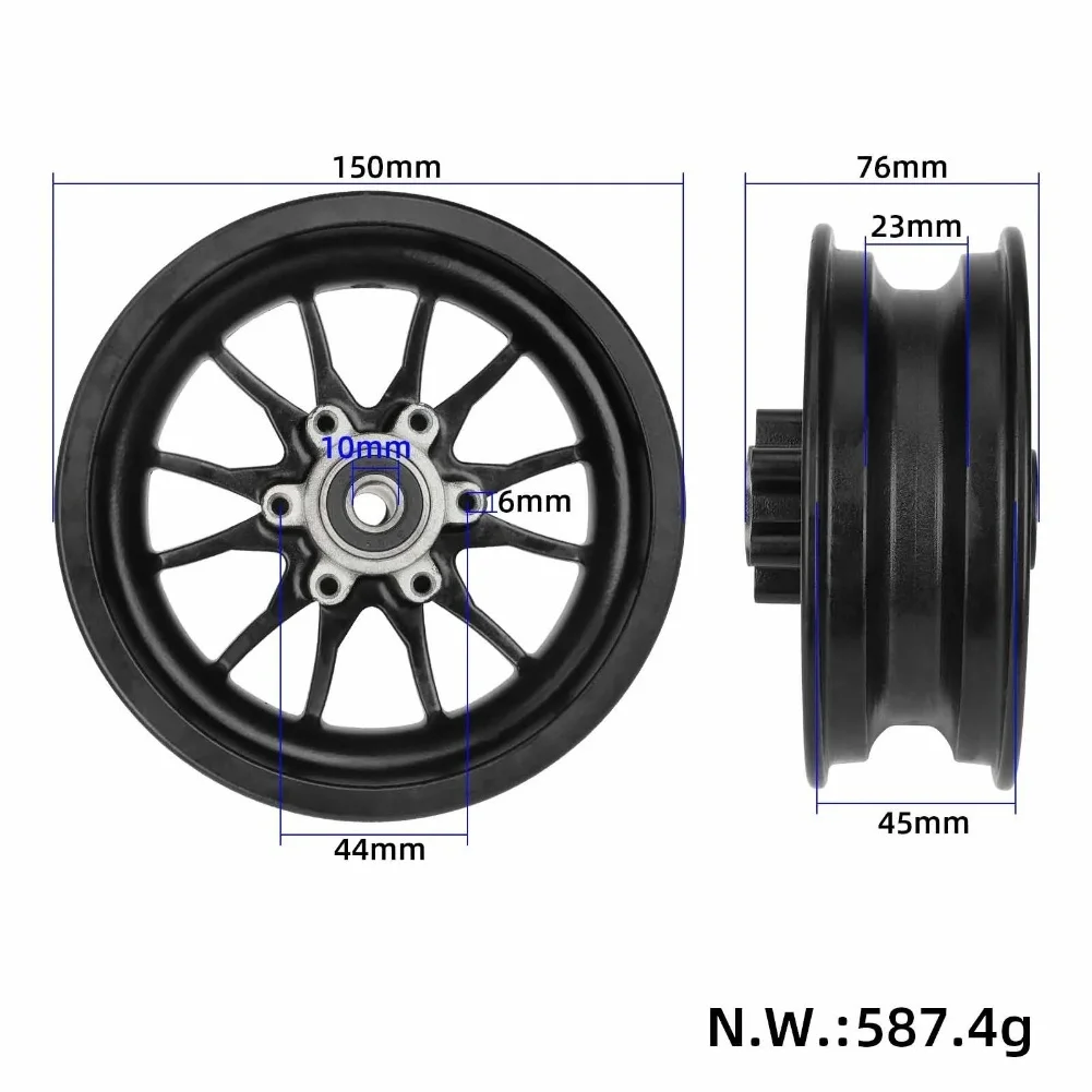 Lightweight Scooter Part Drive Hub Motor Easy Installation Effortless Maneuvering Modern Aesthetic Perfect Fit For Electric Ride