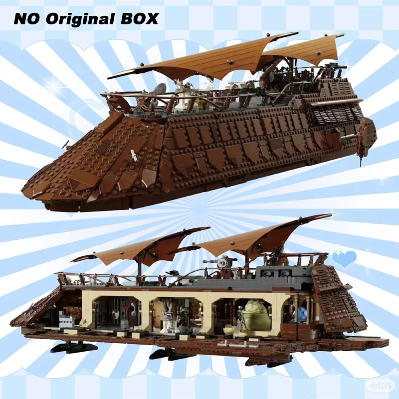2025 neue Puzzle Ziegel DIY Montage Spielzeug Schlacht Jabba Segel Barge Für Erwachsene Kinder