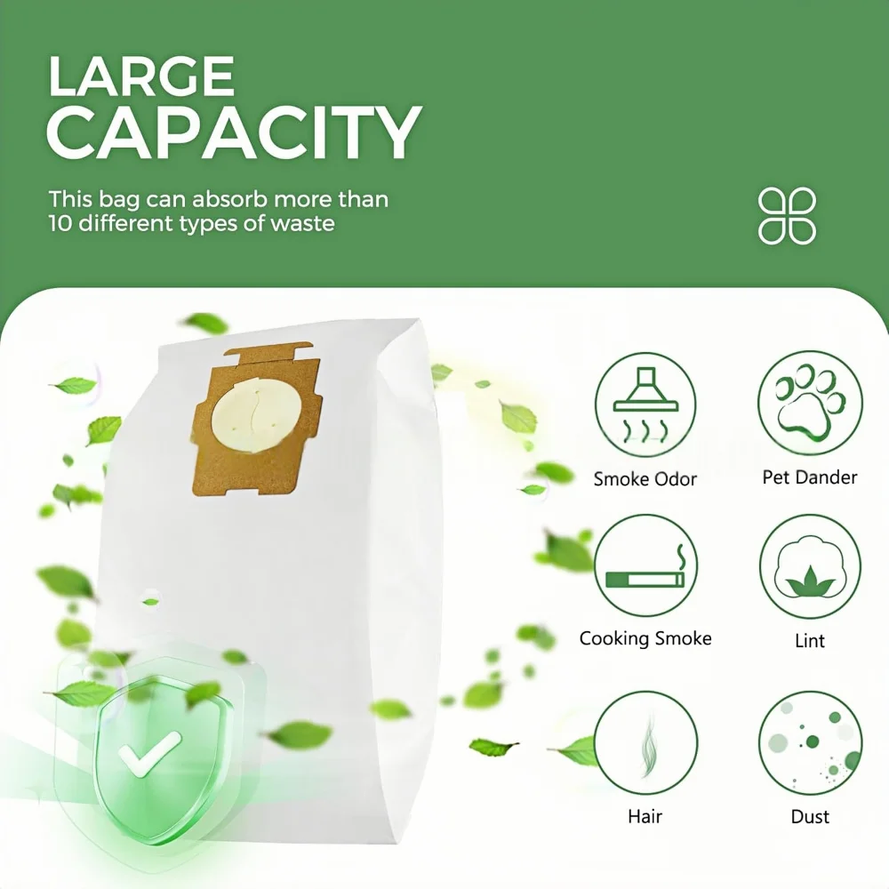 Pack Vacuum Cleaner Dust Bags For 204811 204814 204803 204808 205811 Fit All Generation & Sentria Models