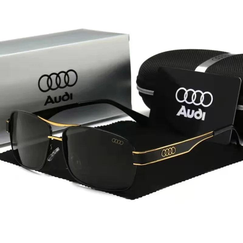 Audi High end luxury men driving polarized sunglasses, brand luxury design anti glare for A4 A3 A5 A6 A1 A7 A8 Q2 Q3 Q5 Q7 Q8 TT