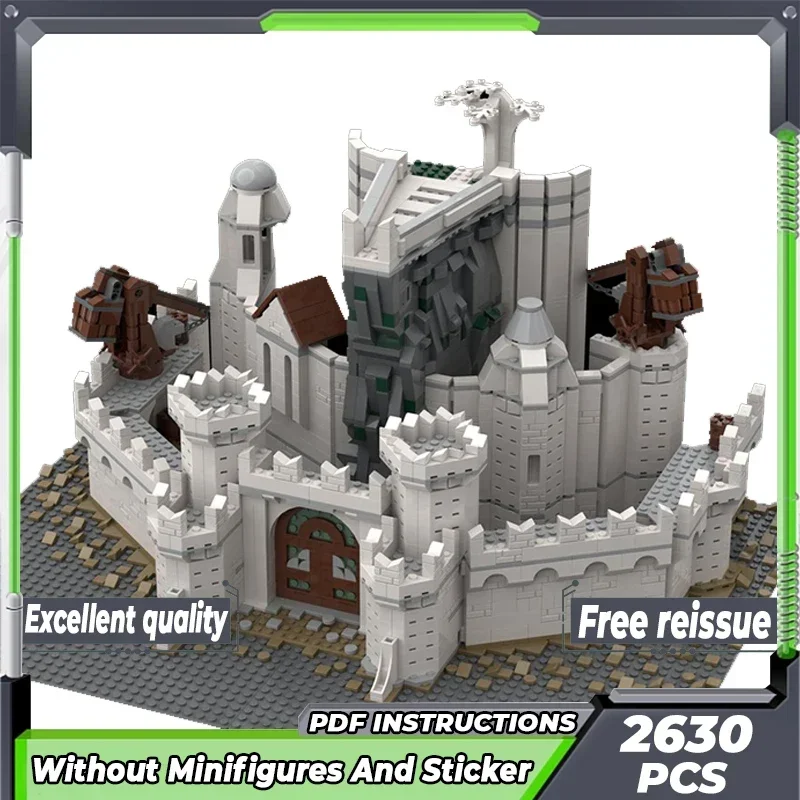 Anelli film castello modello Moc mattoni da costruzione torre del sole tecnologia fortezza blocchi modulari regalo giocattoli di natale set fai da te assemblaggio