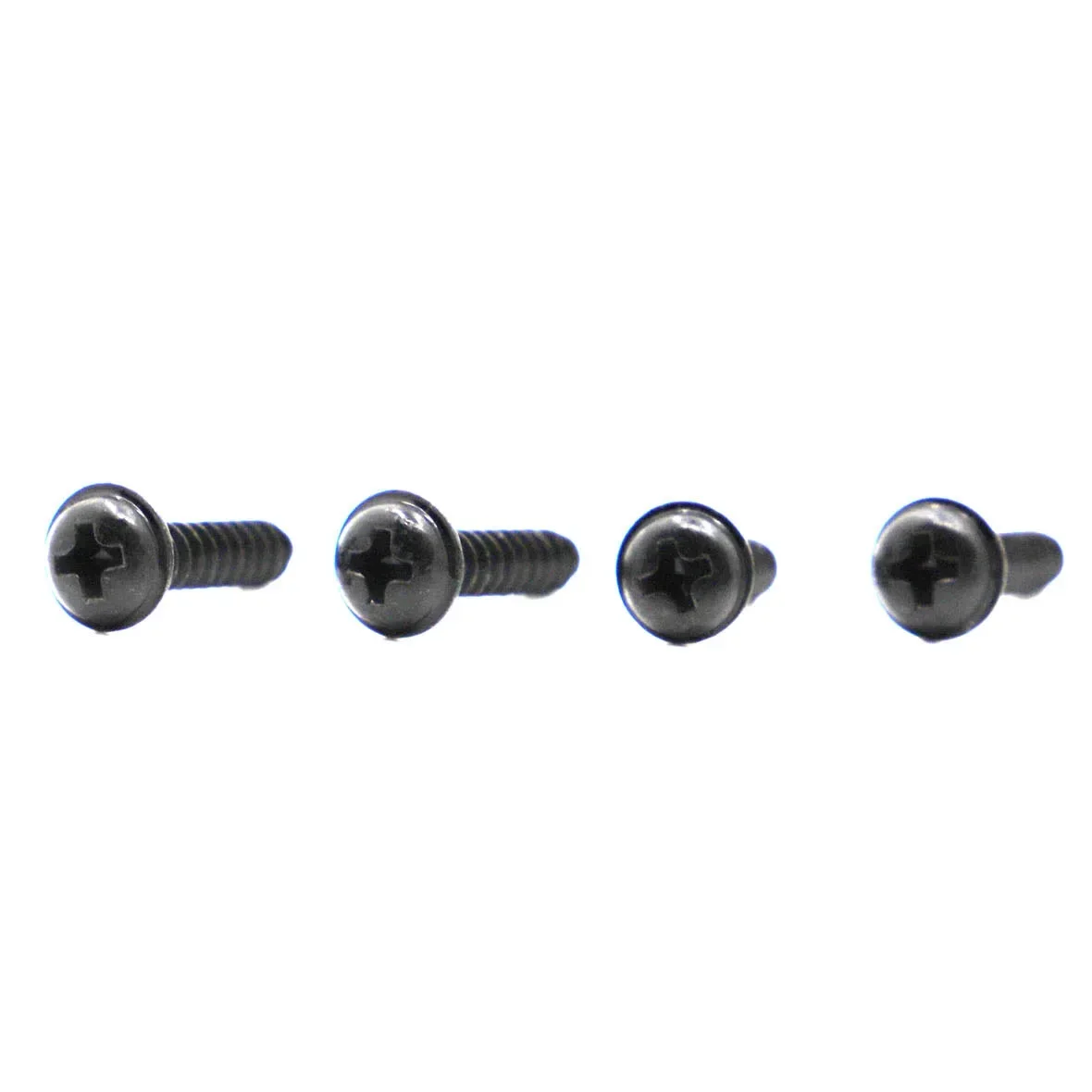 PWA M1.4 M1.7 M2 M2.3 M2.6 M3 M4 Black Padded Round Head Carbon Steel Self-Tapping Screws With Pad