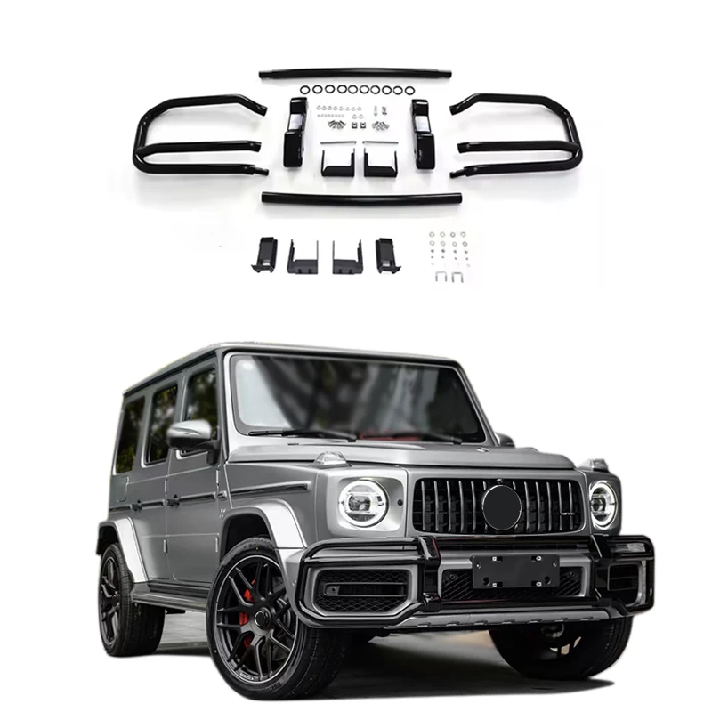 

STLF2019y+ G-class W464 W463A G63 Bull bar Stainless Steel G63 Front Bumper Guard Car Accessories Auto Parts