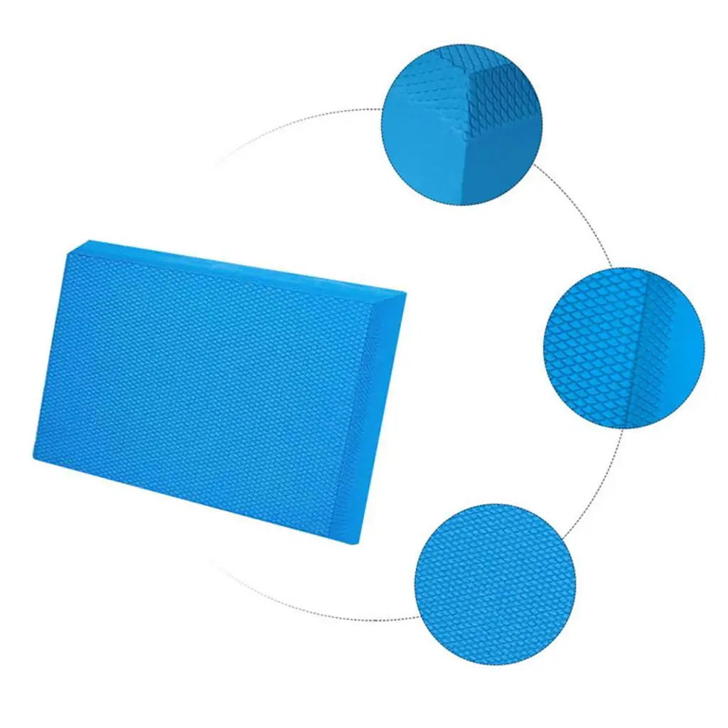 TPE Foam Balance Cushion Textured Training Pad Stability Pillow for Posture Enhancing Home Gym or Office Seat Use