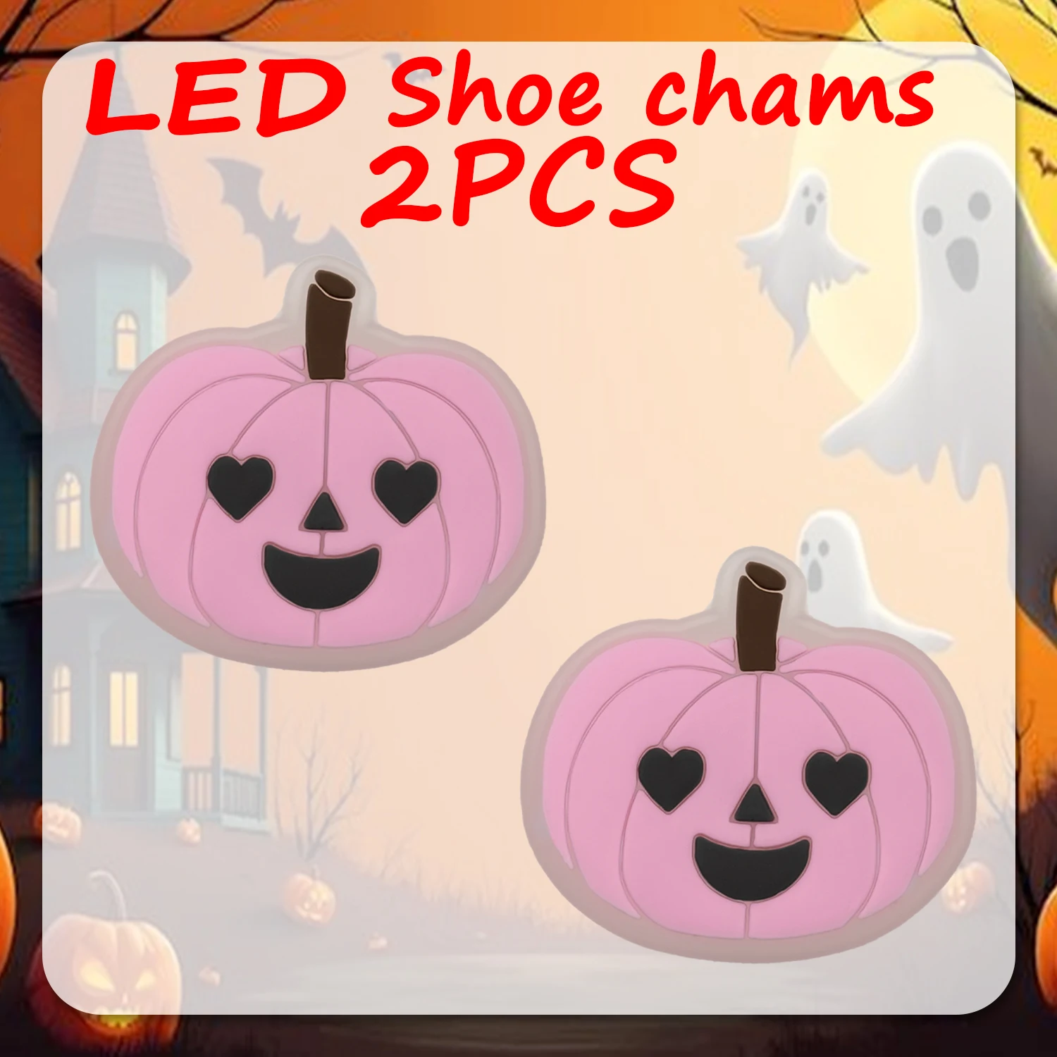 1/2/5 Stück Halloween-Schuhdekoration für Sandalen, lustiger Kürbis-Geist-Schuhanhänger, Zubehör, Katzenfledermaus, geeignet für alle Clogs – Detail 14