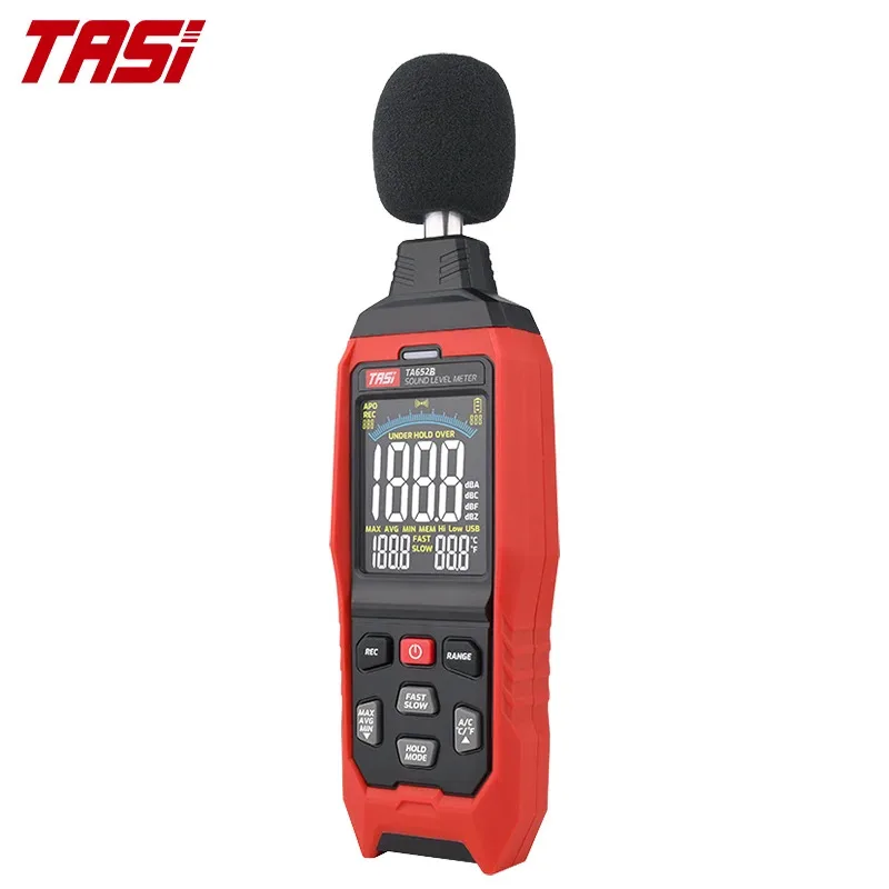 

For Sea Shipping, CustomizedTASI TA652B Digital Sound Level Meter 30~130dBA/C/Z Noise Meter with USB Function Environmental Test