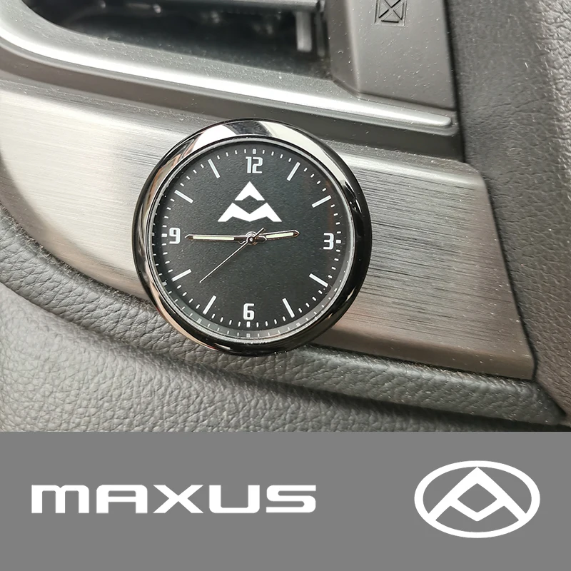 Car Quartz Clock Luminous Automobiles Internal Stick-On Digital Watch For SAIC MAXUS LDV V80 FCV80 EV80 RV80 T60 T70 car styling