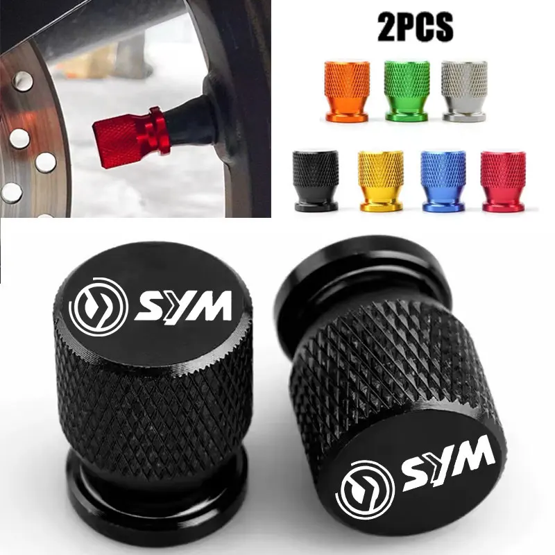 Motorcycle Wheel Tire Valve Caps For SYM MAXSYM 600i TL500 TL 500 DRG158 FNX150 Jet X ADX 125 14 Cruisym 300 Fiddle 2 Joymax 300