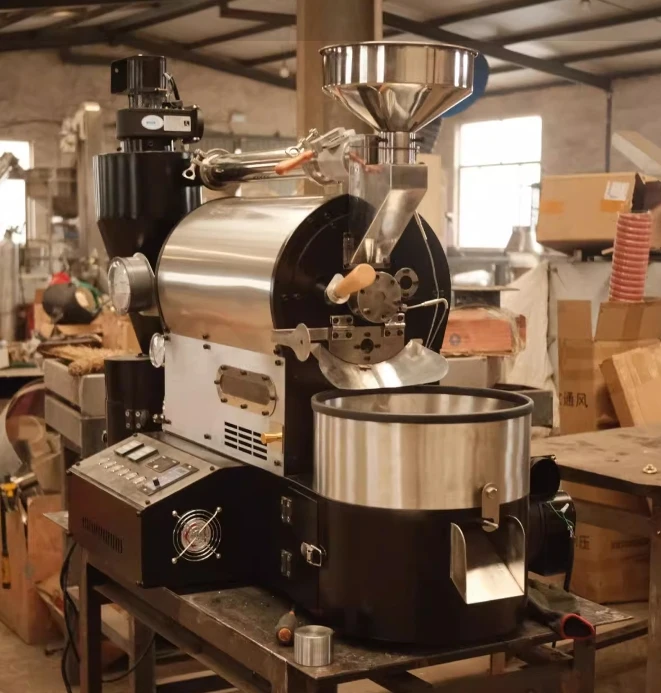 1 kg ， macchina per arrosto di chicchi di caffè commerciale, precisione, attrezzature per la torrefazione del caffè, riscaldamento a gas, calore elettrico, macchina per la torrefazione