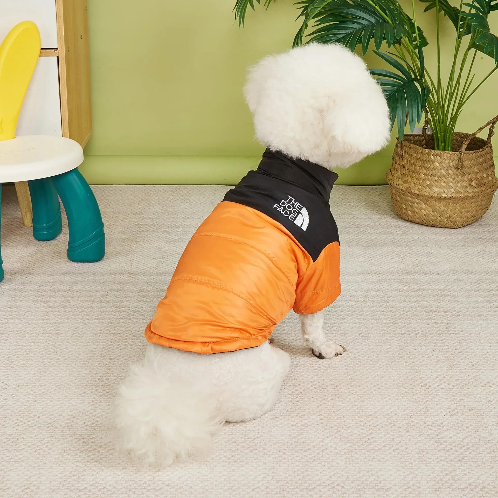 Pet Coat Dog  Winter Wool Lined Thickened Polar   Costume T Cross-border Cotton-padded