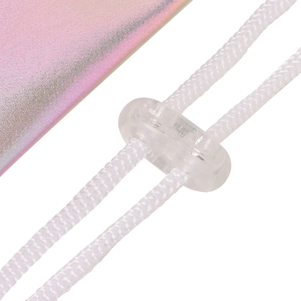 Polyester Pickleball Rackets Drawstring Bag Gradient Color Colorful Pickleball Paddle Pocket Pouch Racket Protective Cover