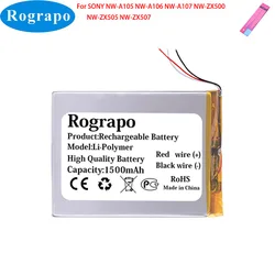 New 1500mAh MP3 Battery For Sony Walkman NW-A105 NW-A106 NW-A107 NW-ZX500 NW-ZX505 NW-ZX507 Player