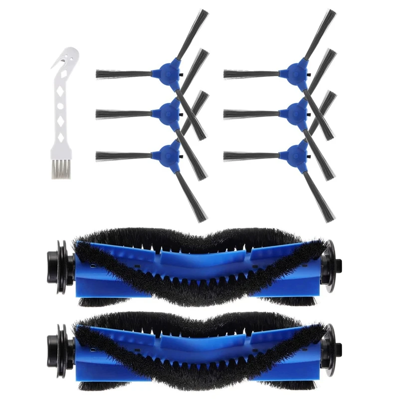 Spazzola a rullo con parti di ricambio blu per Eufy Robovac 11S, Robovac 15T, Robovac 30, Robovac 30C