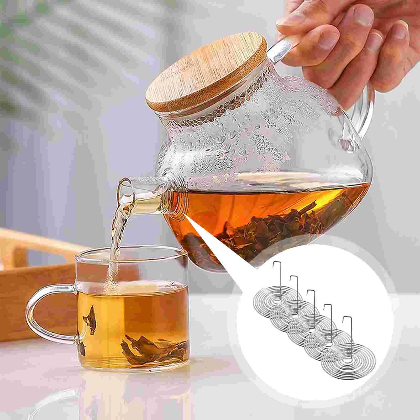 

20 Pcs Teapot Spout Filter Water Kettle Stainless Steel Straining Tool Nozzle Strainer