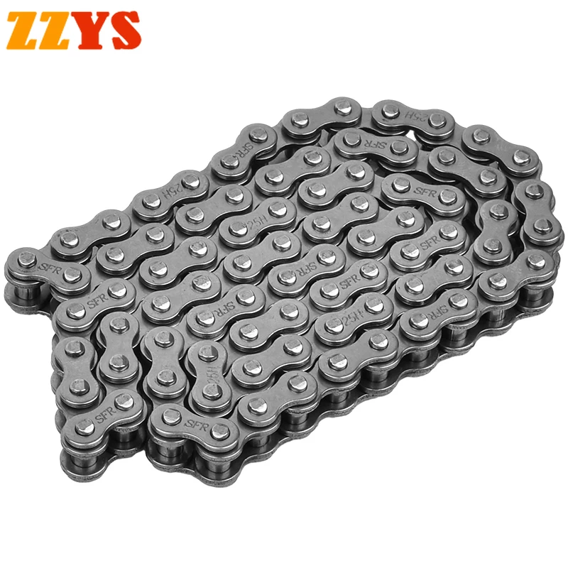 

25H 82L Motorcycle Roller Chain with Spare Master Stainless Steel For YAMAHA ATV YFM100 YFM100T CHAMP YFM 100 YFM80RXL RAPTOR 80