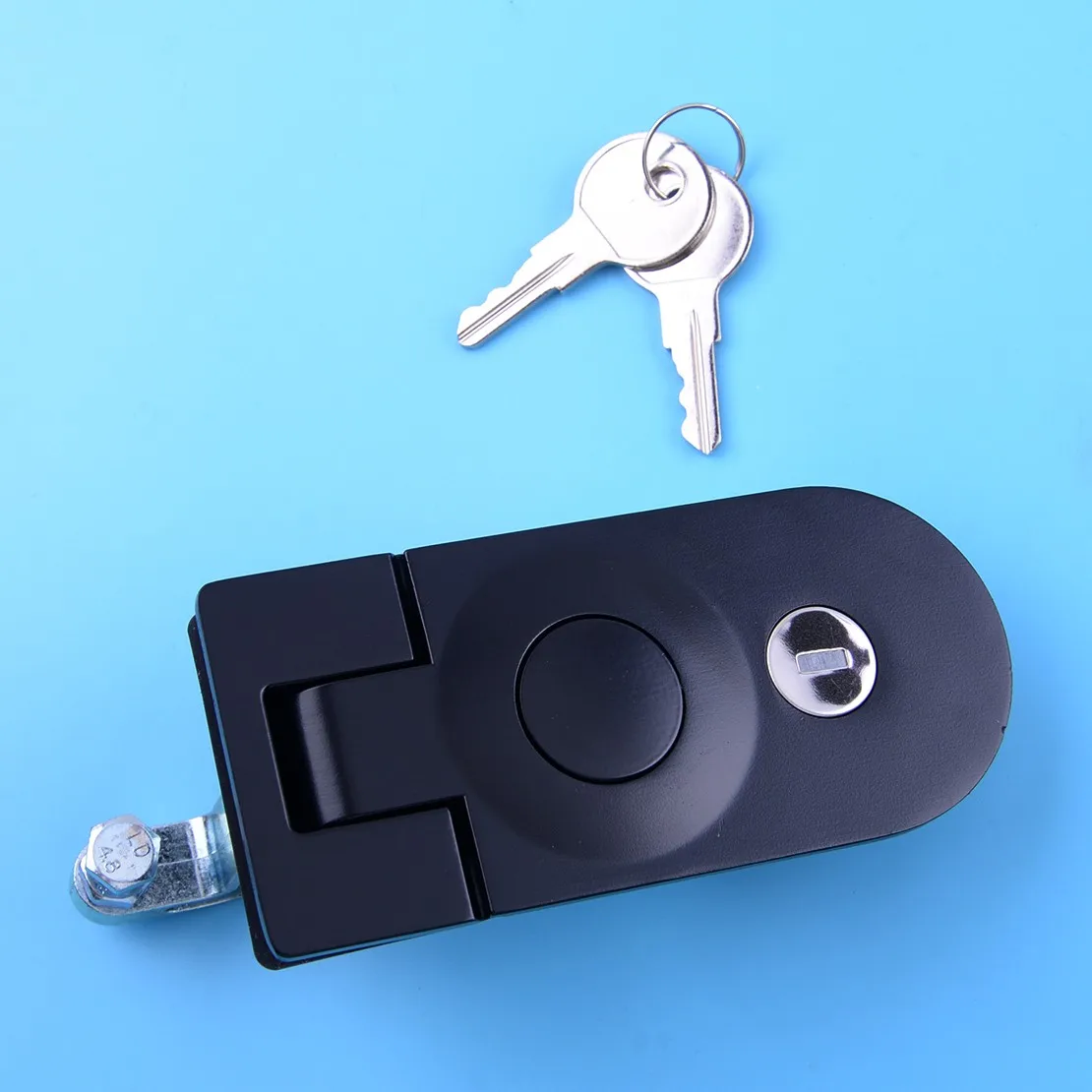

Compression Latch Lever Lock with 2 Keys - Heavy Duty for Horsebox, Trailer Locker Doors, Boat Hatches & RV Storage