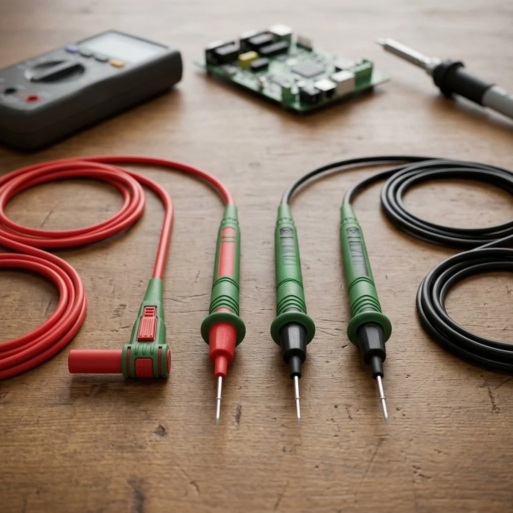 MT02 Fine Tip Test Probes with Nickel Plating for Digital Multimeters Used in Electronics Debugging and Repair